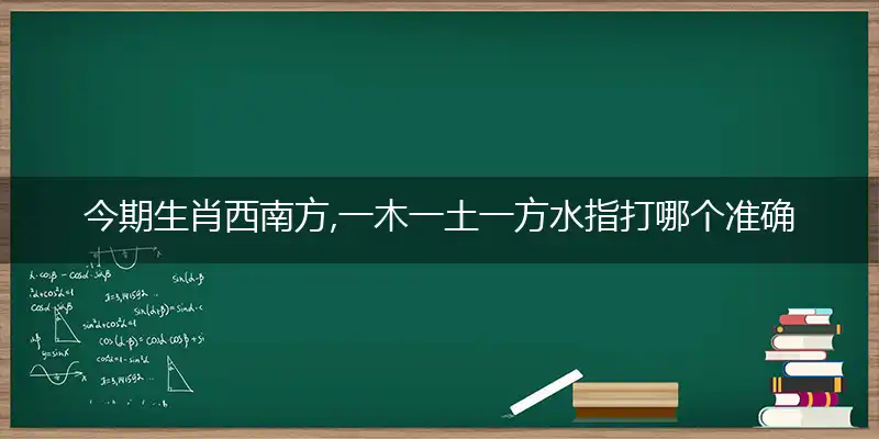 今期生肖西南方,一木一土一方水指打哪个准确最佳生肖,词语分析解释释义