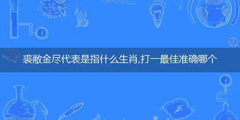 裘敝金尽代表是精准经典成语解释落实
