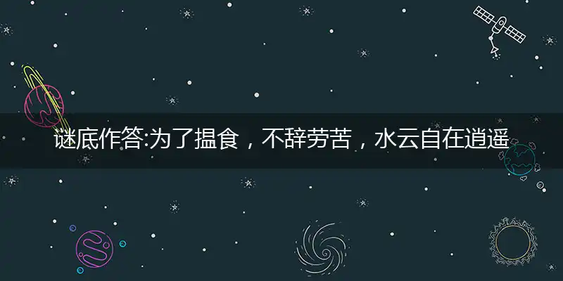 谜底作答:为了揾食，不辞劳苦，水云自在逍遥客；人之所需，何其基本，苇岸无穷接楚田打个最佳什么精准生肖,解释词语落实诠释义